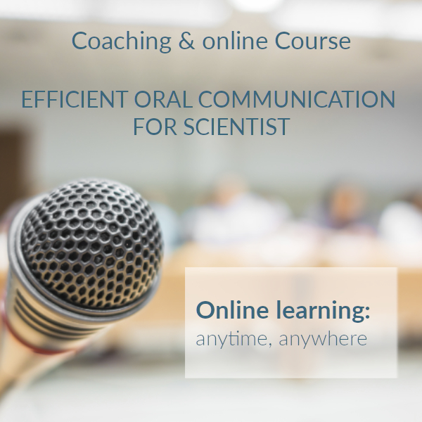 Coaching & Online Course: Efficient Oral Communication for Scientist